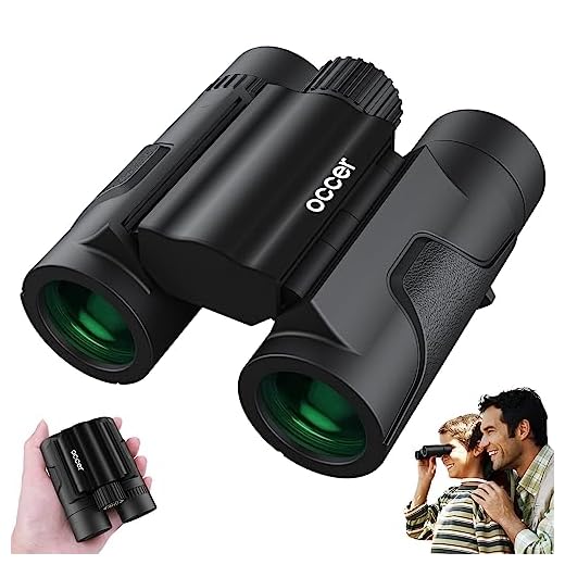 occer 8x21 Compact Binoculars for Adults Kids with Clear Vision - Small Binoculars Easily Use with Large Eyepieces - Mini Binocular for Bird Watching Cruise Travel Concert