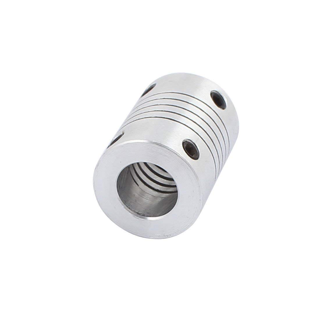 8mm to 10mm Shaft Coupling 25mm Length 19mm Diameter Stepper Motor Coupler Aluminum Alloy Joint Connector for 3D Printer CNC Machine DIY Encoder(Pack of 2）