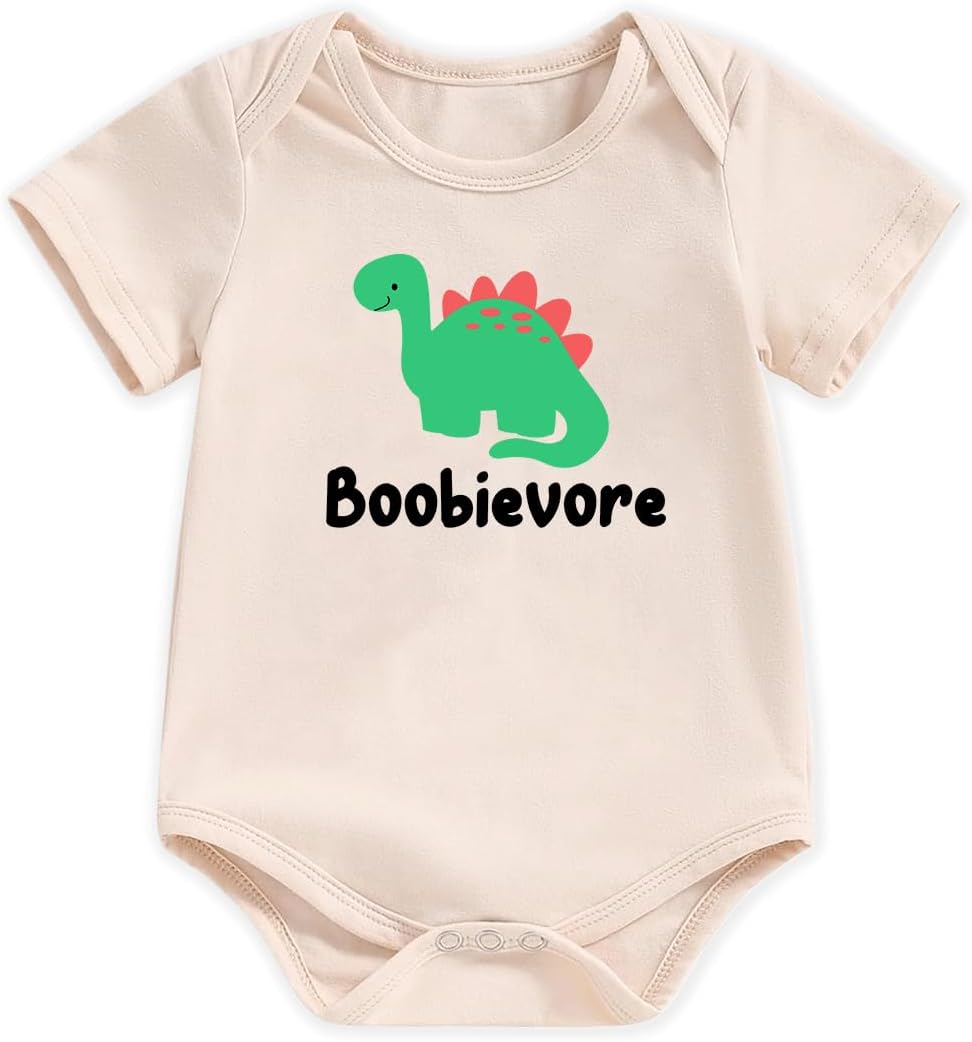 hrcfbk Newborn Baby Boys Girls Clothes Cute Funny Bodysuit Rompers Newborn Baby Announcement Coming Home Outfit
