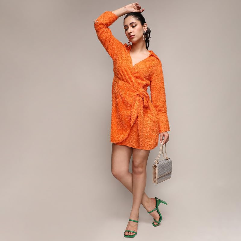 Image of PINACOLADA Women's Dress for Casual Wear | Round Neck | Sleeveless | Regular Fit | Zipper Closure | Dress Crafted with Comfort Fit for Everyday Wear