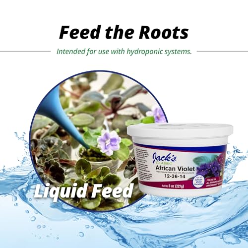 Fertilizante soluble en agua para violetas africanas 8oz miniatura 6