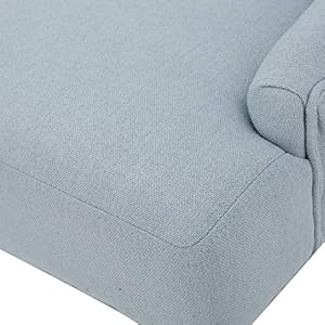 Hayden Fabric Dining Chairs, 2-Pcs Set, Wood, Light Sky Hayden Fabric Dining Chairs 2 Pcs Set Wood Light Sky