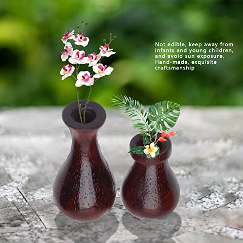 Vaso em miniatura, acessórios de casa de boneca em miniatura, estilo retro para fotografia