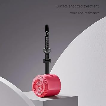 2 Pack Ridenow TPU Tubes 700x18-32C/32-47C with Metal Presta Valve, Removable Valve Core