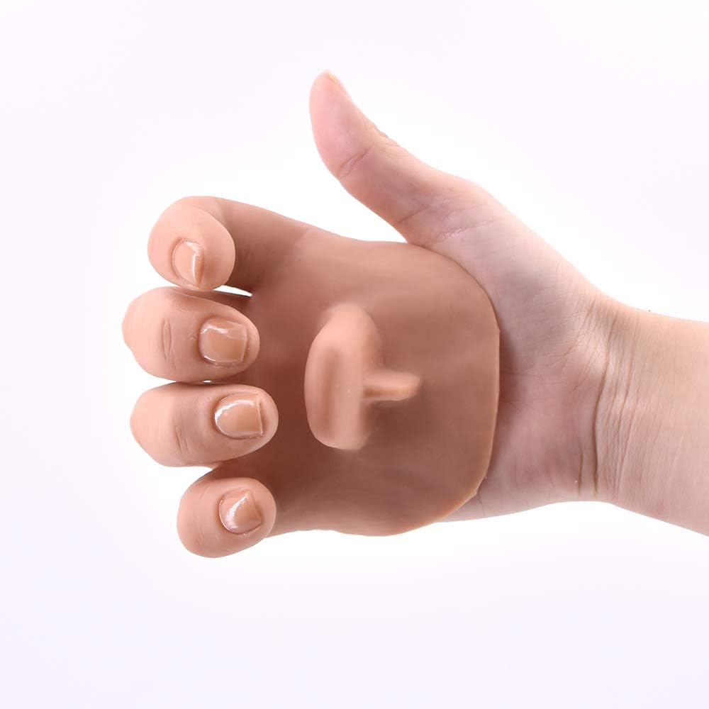 SUMAG The Third Hand Fake Hand (Width 3-3/4") Magic Tricks Halloween Hand Props Magician Stage Accessory Illusion Gimmick Props Comedy Funny