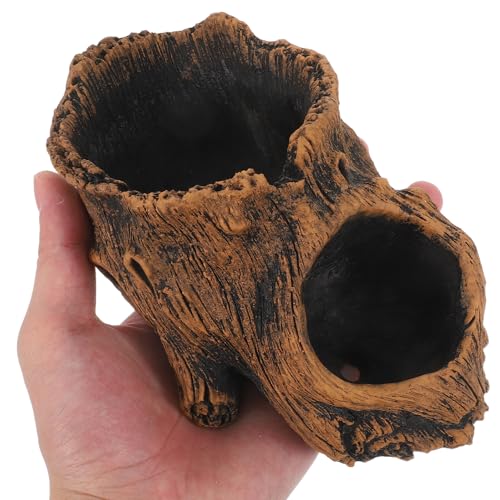 Pot de fleurs forme de souche d arbre en ciment ultra durable