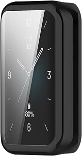 جراب حماية ناعم ذو تغطية كاملة من ديسكول متوافق مع ساعة هونر باند 9 مصنوع مادة البولي يورثين المقاوم للحرارة مضاد للصدمات مثالي كبديل لحماية ساعتك الذكية. لون أسود يوريثين الحراري