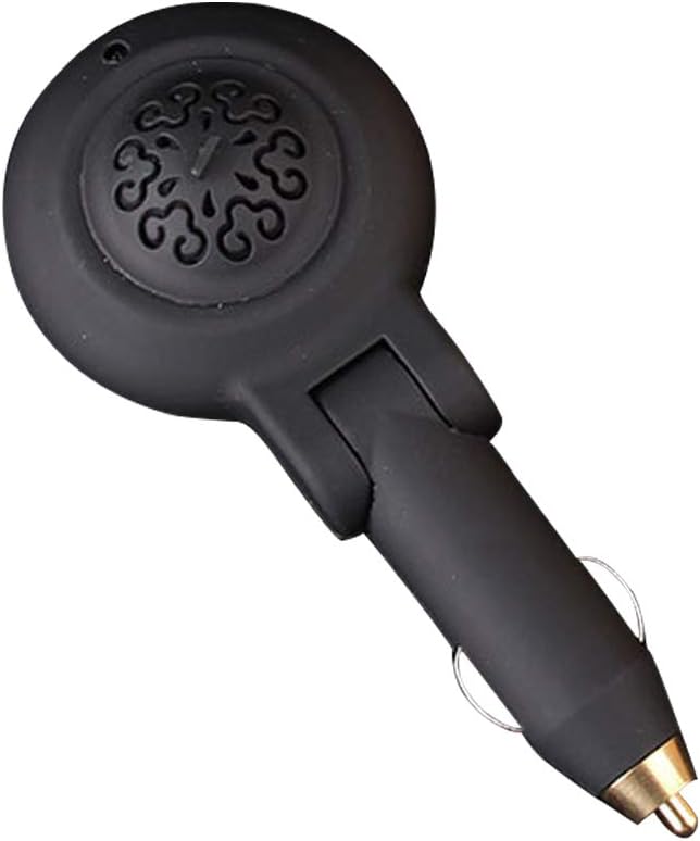 Car Incense Burner for Sandalwood Tablet and Any Other Fragrant Powder or Herbs Vehicle USB Electric Aromatherapy Machine Car Air Freshener(Black)