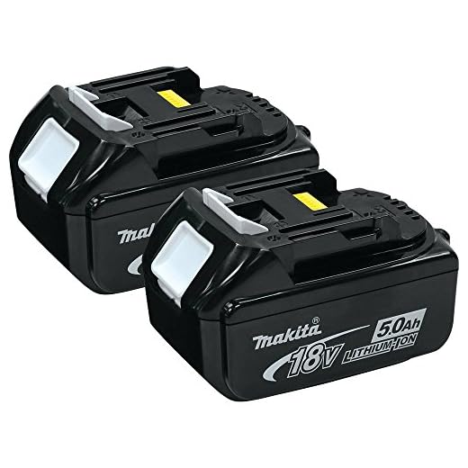 Makita BL1850-2 18-volt LXT Lithium-Ion 5.0Ah Battery, 2-Pack- Discontinued by Manufacturer (Discontinued by Manufacturer)