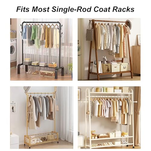 Garment Rack Cover, Washable Clothes Rack Cover Garment Bag for Closet Storage with Clear Window,Suitable for Suits, Dresses, Coats(Pink,80x50x120cm/31x20x47in)4