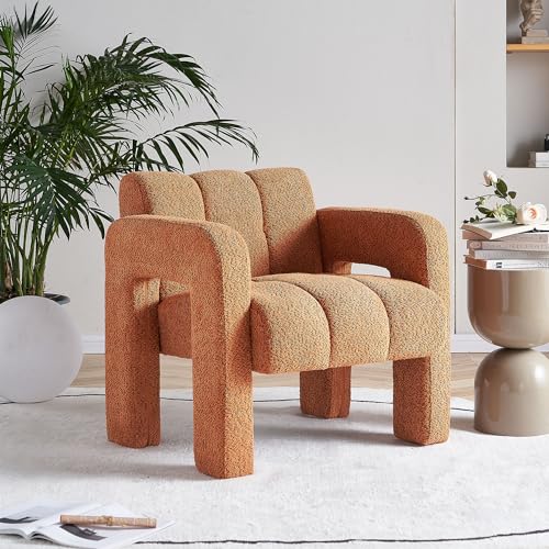 Sillón Plegable Boucle Naranja miniatura 1