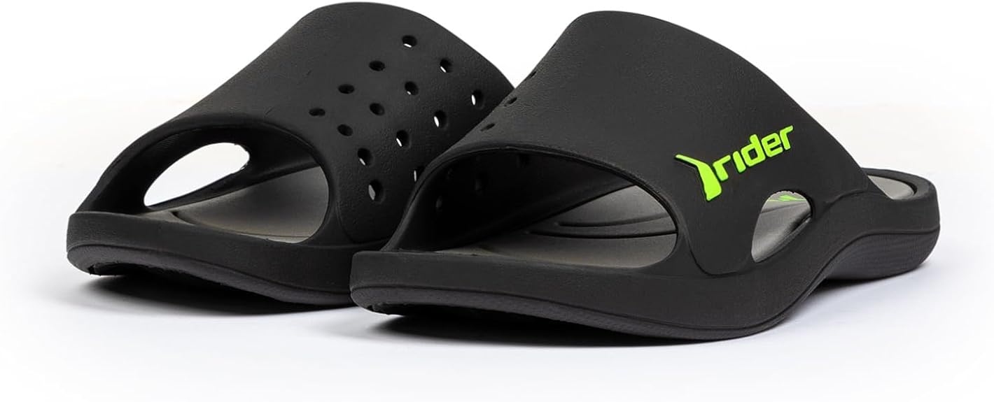 Sandali Rider Bay Xiii Uomo - Scorrevoli, Nero/Grigio, Impermeabili, Taglia 45/46 EU - Foto 2