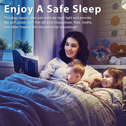 Bug Zapper Mosquito Killer Zapper Electric Portable Indoor Plug-In For Mosquitos Files Gnats Insects Trap #TOP6