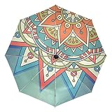 Materiales: tela impermeable Pongee de alta calidad; varillas de hierro hexagonal; 8 fibra de vidrio de alta intensidad y alta dureza.