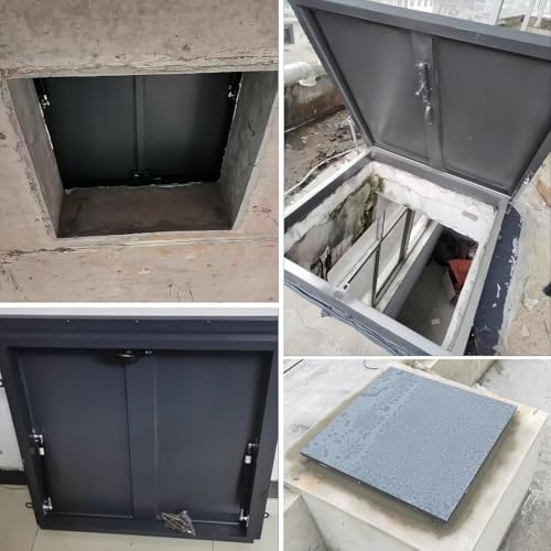 Escotilla de techo de acero galvanizado de alta resistencia para edificios 3