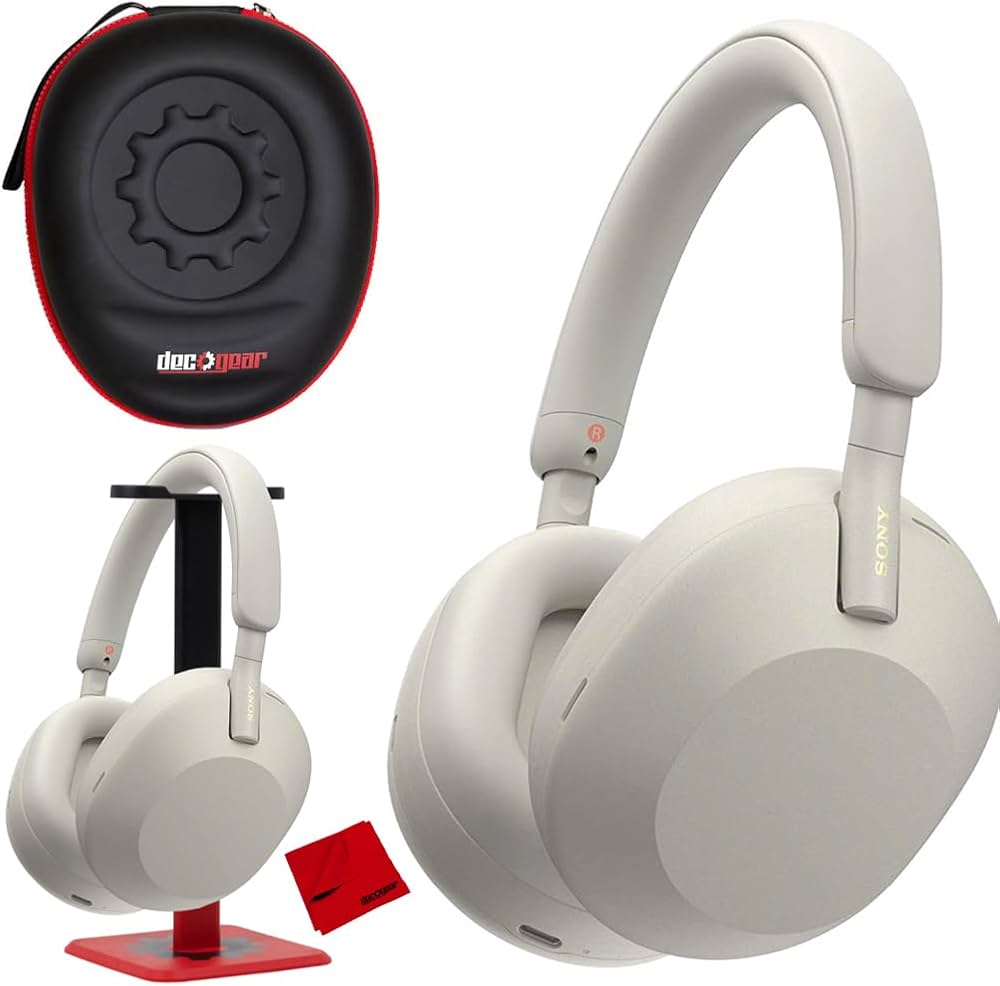 Sony WH1000XM5/S Wireless Noise Canceling Headphones (Silver