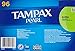 Tampax Pearl Unscented Super Absorbency Tampons, 96 Count