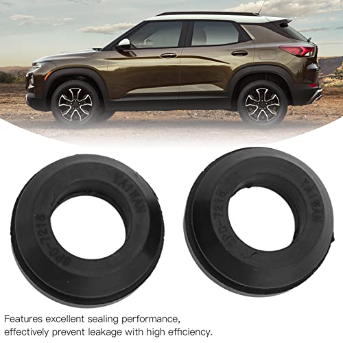 Valve Cover Grommet, Pcv Breather Grommet Sealing High Low Temp Resistant 2Pcs Black For Maintenance #TOP2