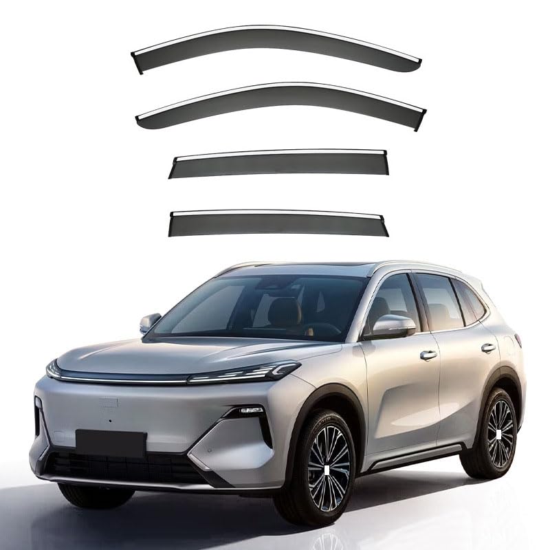 Déflecteurs de vent de voiture pare-soleil pour rouler au frais en Geely Galaxy 7
