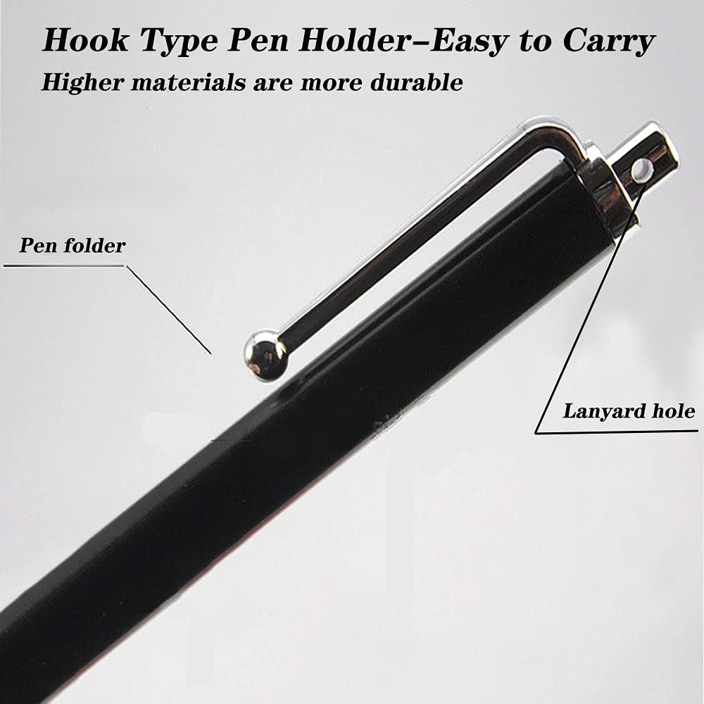 Stylet Stylo Capacitif Universel 12 Pièces pour Tablettes et Téléphones
