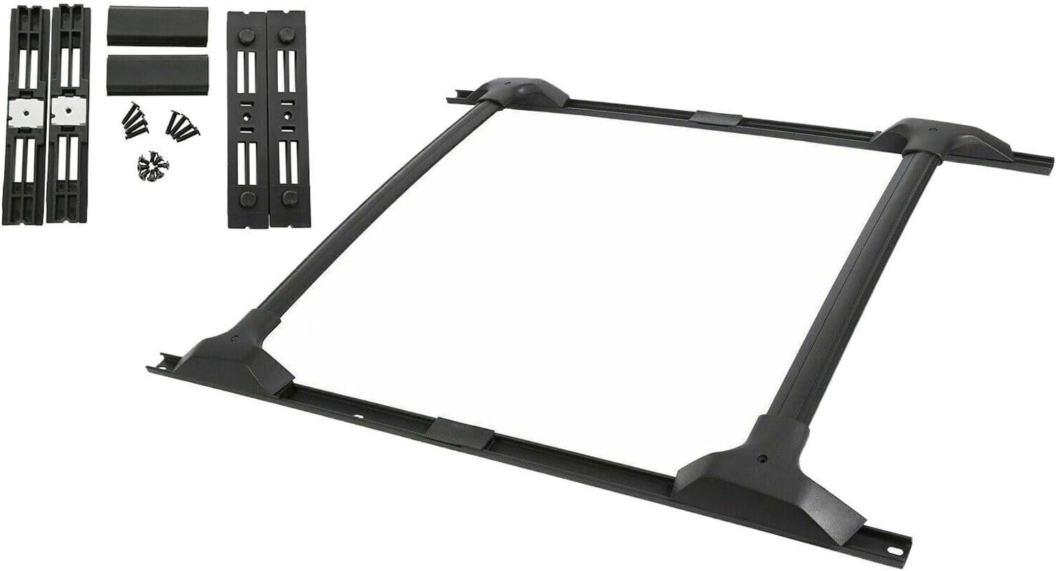 Roof Rack Bar Side Rail Luggage Aluminum MJ1567917 19244268 RRCBSRLCF2CT