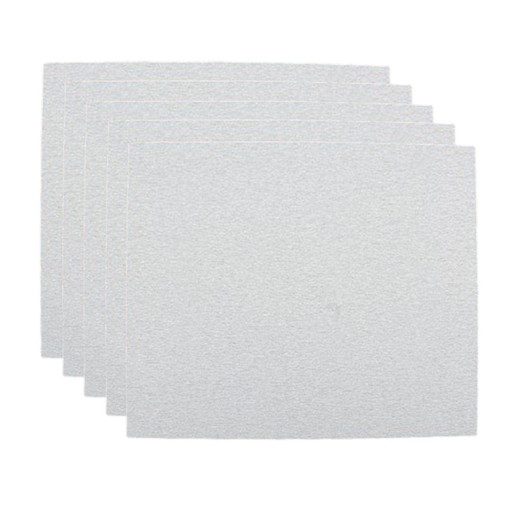 F Fityle White 5Pcs Wet And Dry Sandpaper Assorted 120/150/180/240/320/400/600/800/1000 Grit For Automotive Sanding, 120 Grit