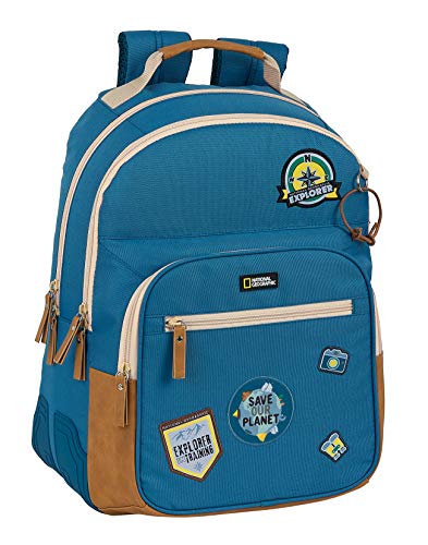 Safta Mochila Doble Adaptable Carro Reciclable National Geographic Explorer  320x150x420mm