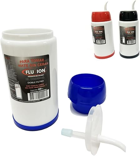 Miniatura 2 de Matelisto Mate Botella de Bebida Taza de Pajita Bombilla Kit Termo Agua Caliente Portátil