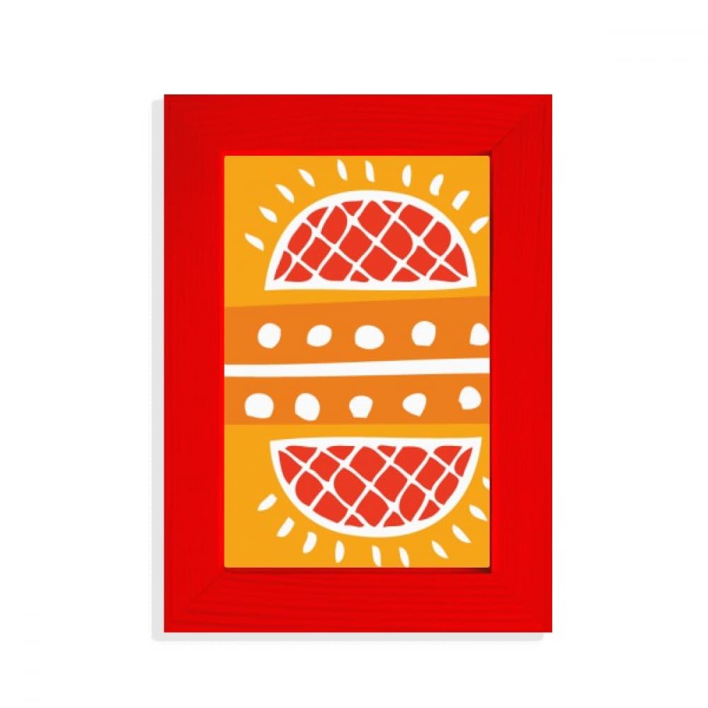 Cadre photo rouge Mexique totem pour figer vos plus beaux souvenirs