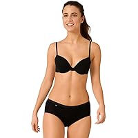 Sloggi Basic+ Midi 4p Slip, Nero (Black)