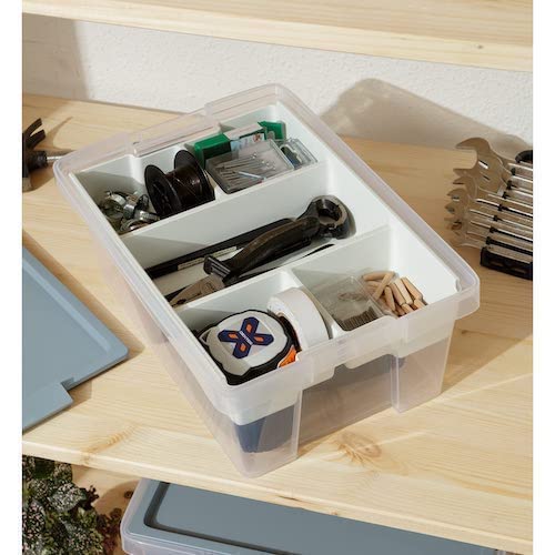 TATAY Organiser Tray, 100% recycled materials, Drawer Organiser, Ideal for our 7L and 15L Storage Boxes - Image 2