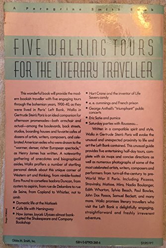 Walks in Gertrude Stein's Paris 0879052686 Book Cover