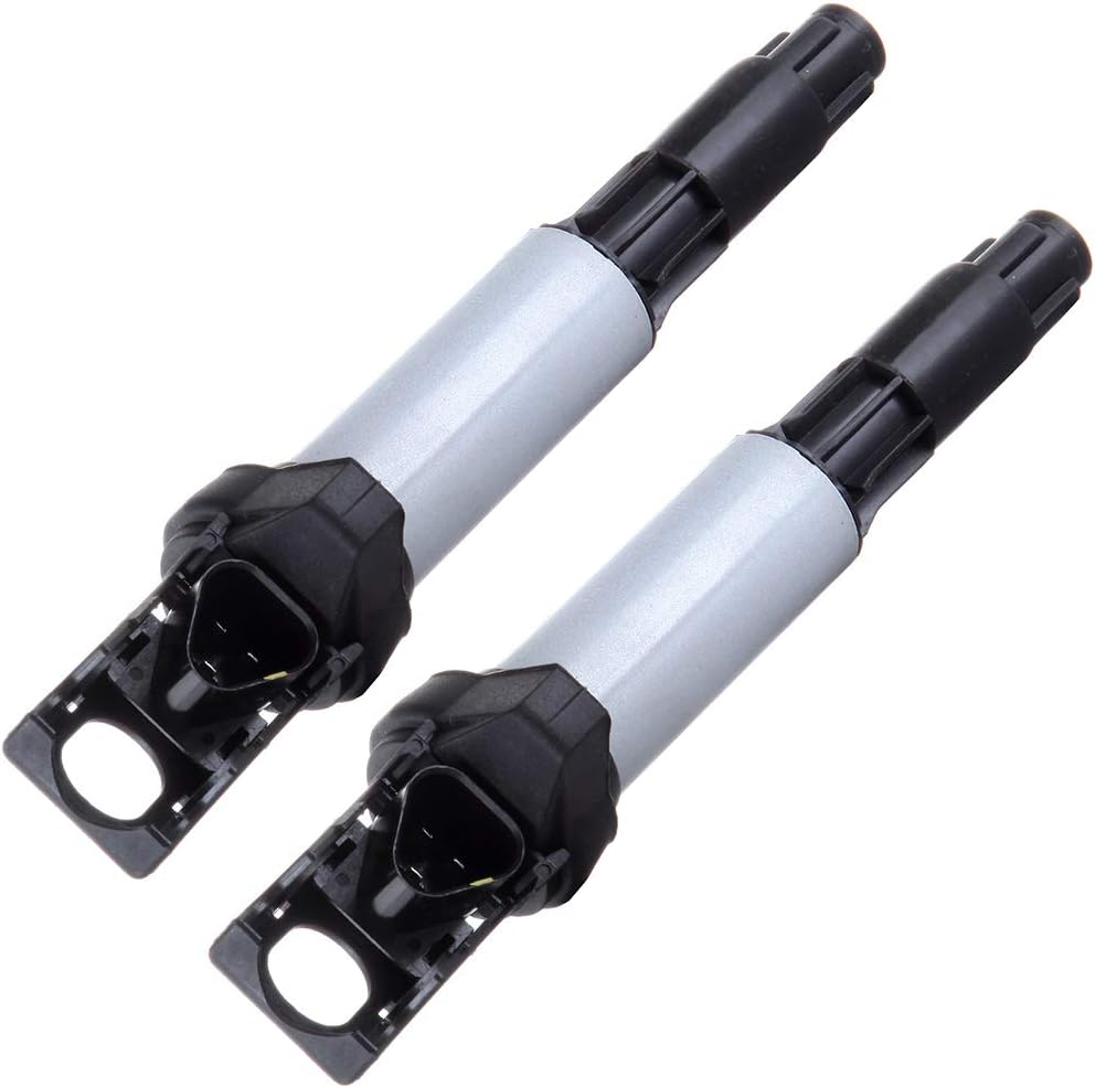 OCPTY Ignition Coil Coils Pack fits UF522 CU1171 IIS063,for Rolls-Royce Phantom 6.7L 2004-2010,for Z8 4.8L 2003,for Z4 3.2L 2006-2009,for 120i 2.0L 2005-2007 set of 2