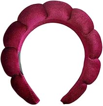 DRESHOW Bandeau Spa pour Femmes Bandeau Éponge pour le Lavage du Visage Bandeau Nuageux en Tissu Éponge pour le Maquillage et le Soin de la Peau