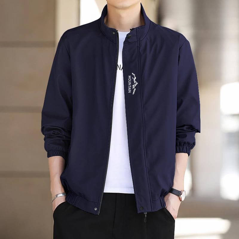 Image of Celary Men's Bomber Jacket | Lightweight Casual Zip-Up Jacket | Stylish Slim Fit Outerwear for All Seasons