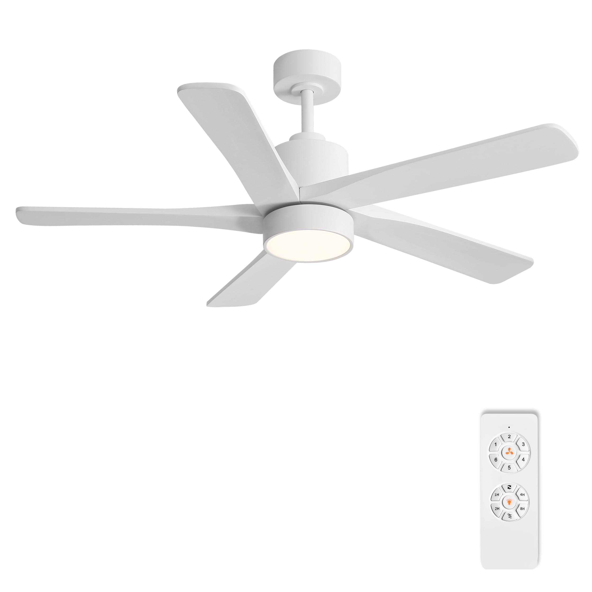 WINGBO 48 Solid Wood Ceiling Fan