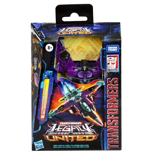 Transformers Legacy United Deluxe Class Cyberverse Universe Slipstream, 5.5-inch Converting Action F