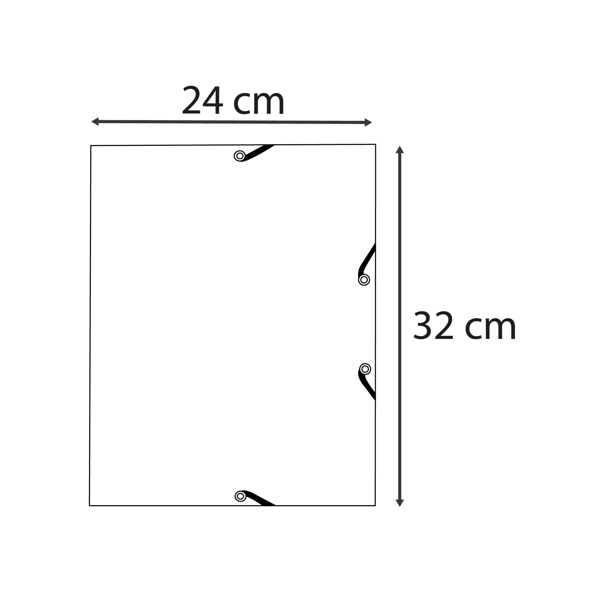 Exacompta - Rif. 55274E - Cartone da 25 cartellette con elastici Skandi - tasche a 3 lembi - in carta lucida 400g/m2 - 24X32 cm per documenti in formato A4 - colore nude