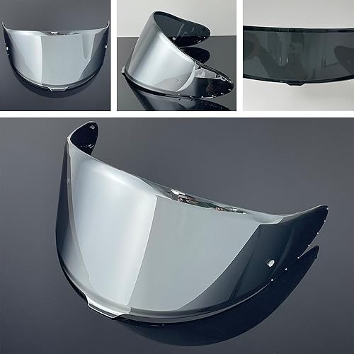 Miniatura 8 de Z8 Shield Visor Reemplazo Para SHOEI RF1400 NXR2 CWR-F2 Escudo facial Protección UV visera casco moto (Revo Clear Blue-día y noche)