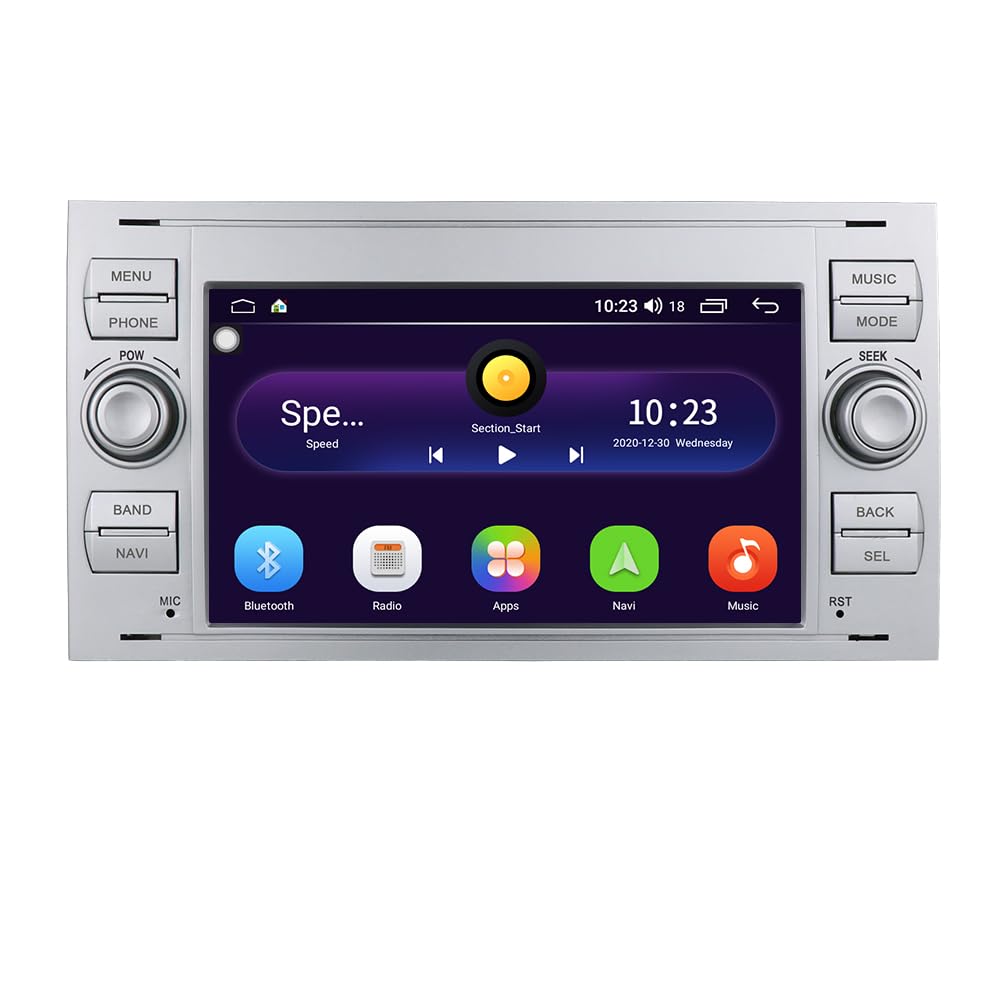 Navigationsgerät für Auto LKW Navi 7 Zoll GPS Navigation für Auto LKW mit Europa UK 52 Karten, Lebenslang kostenloses Kartenupdate