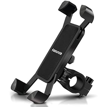 Sounce Waterproof New Bike Phone Mount Anti Shake and Stable 360‚° Rotation Bike Bicycles Accessories for Any Smartphone GPS Other Devices Between 3.5 and 6.5 inches - image, photos