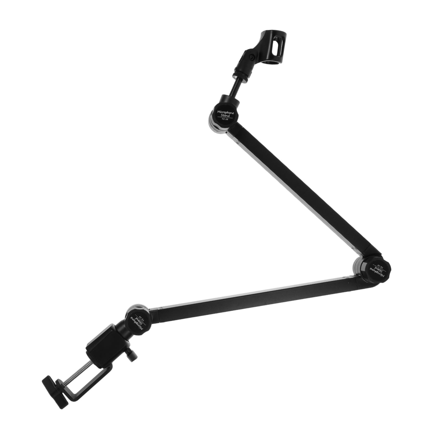 Soporte para Micrófono de Condensador Brazo Articulado de Escritorio Clip Resistente para Grabación Estudio Podcasts y Streaming