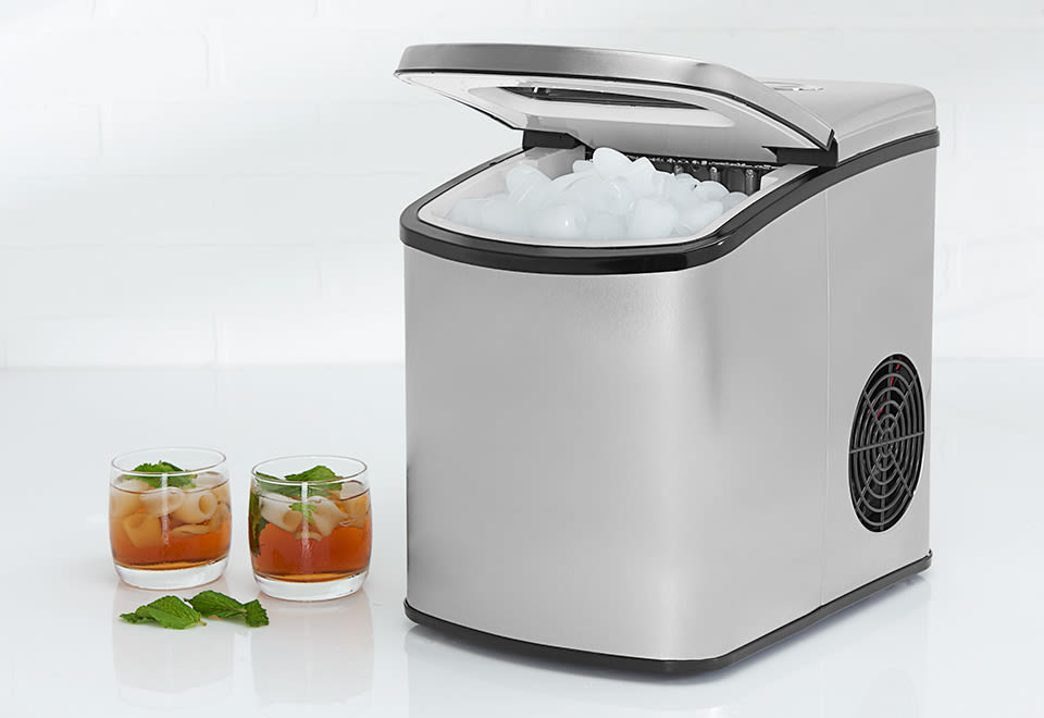 Fabricadora de hielo portátil Sharper Image miniatura 3