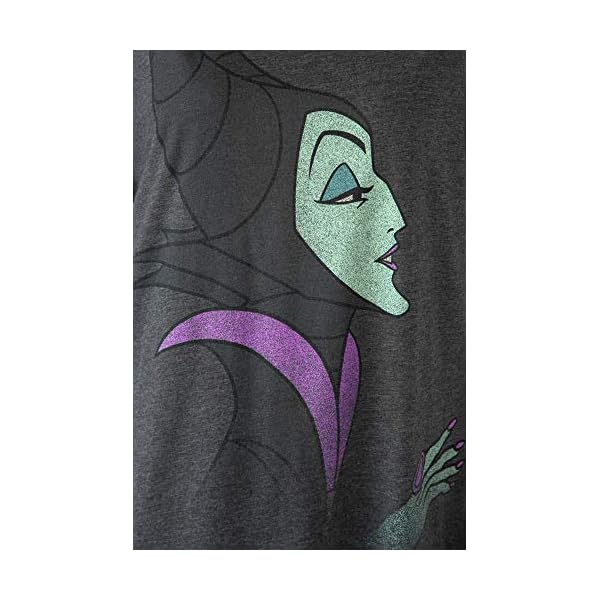 Disney-Womens-Plus-Size-T-Shirt-Maleficent-Villains-Print Disney Womens Plus Size T-Shirt Maleficent Villains Print (Charcoal Grey, 4X)