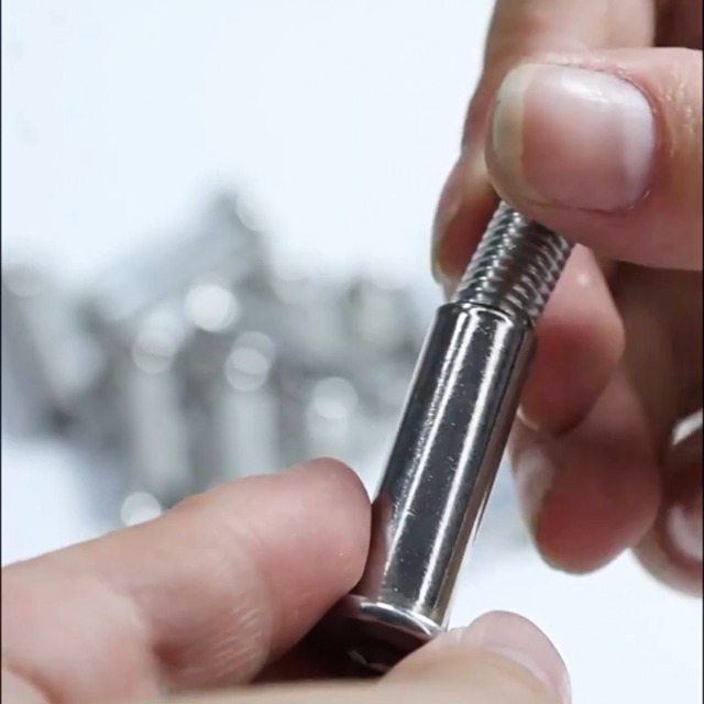 Viti Di Collegamento 70 Pezzi Viti A Manicotto M3x5mm (35 Manicotti E 35 Viti A Manicotto) Msymsyu In Acciaio Inossidabile A2 V2A Connettori Per Armadi M3 Per Mobili Rivestimenti In Legno Guardaroba - 2