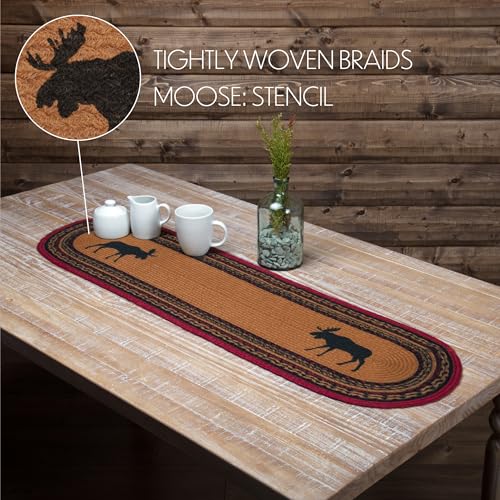 VHC-Brands-Rustic-Lodge-Tabletop-Kitchen-Cumberland-Oval-Jute-Bedding-Accessory-Runner-13×36-Almond-Tan VHC Brands Rustic Lodge Tabletop Kitchen Cumberland Oval Jute Bedding Accessory Runner 13×36 Almond Tan