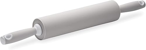 husMait Rodillo de silicona – Pin de cocina premium para enrollar y hornear – Ideal para hacer masa, pan y pizza