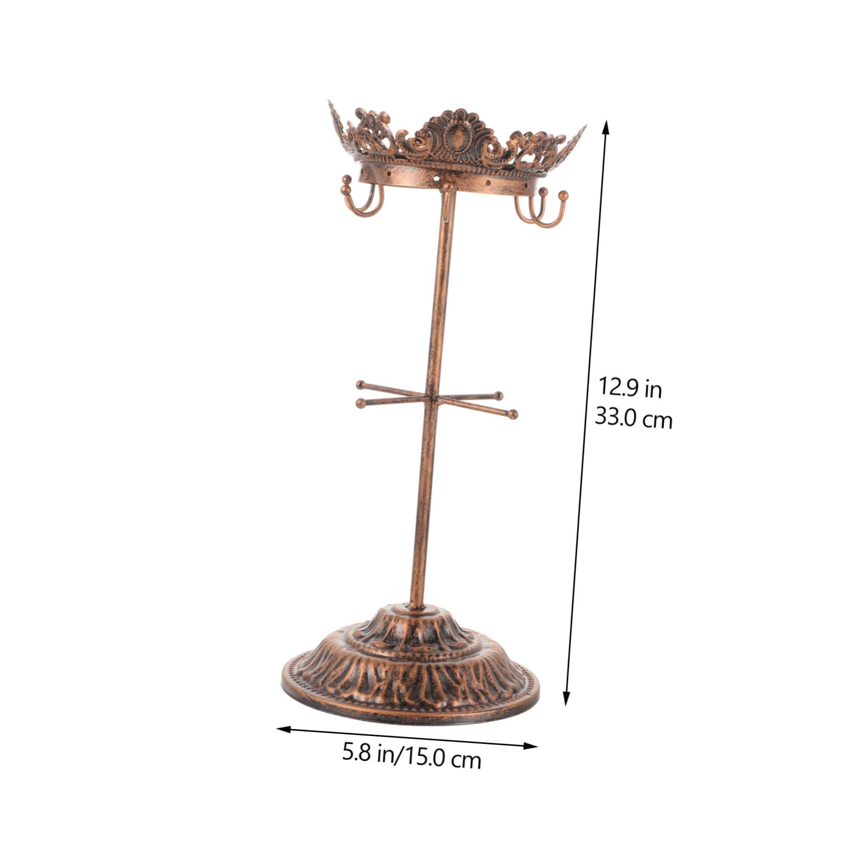 FOMIYES Espositore in Metallo Livello per Organizer Decorativo per Collane Multifunzionale per Casa Ufficio
