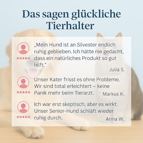 naturacbd Hanföl für Hunde & Katzen 1500mg – Bio Hanföltropfen für & Katzen 1500mg – Beruhigungsmittel für & Entspannung bei Angst oder Stress