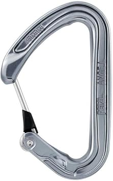 Petzl Ange Ultra-Light Wire Gate Carabiner with MonoFil Keylock Technology